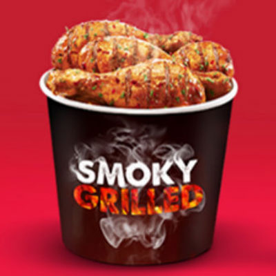 "Smoky Grilled Chicken Bucket  (with 5 pieces) - KFC - Click here to View more details about this Product